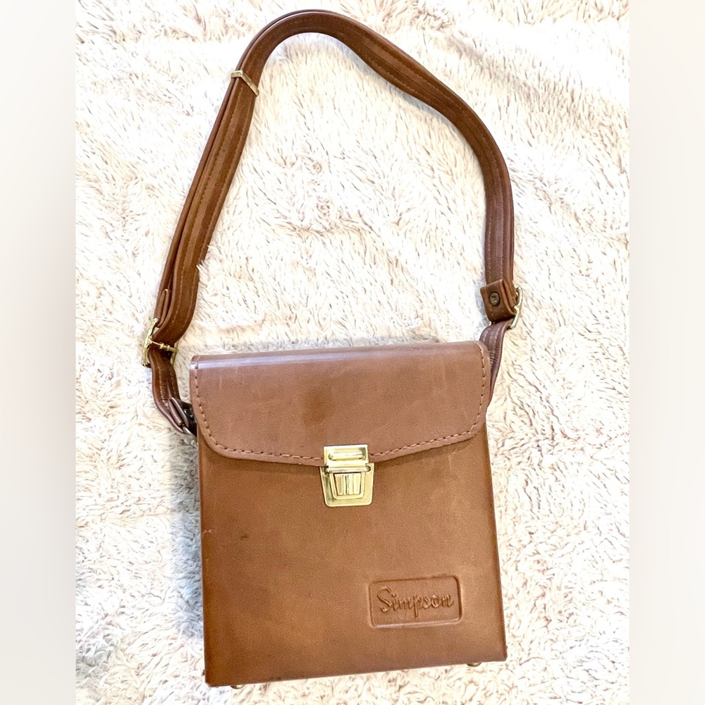Vintage Simpson Electric Leather Camera Carrying Case